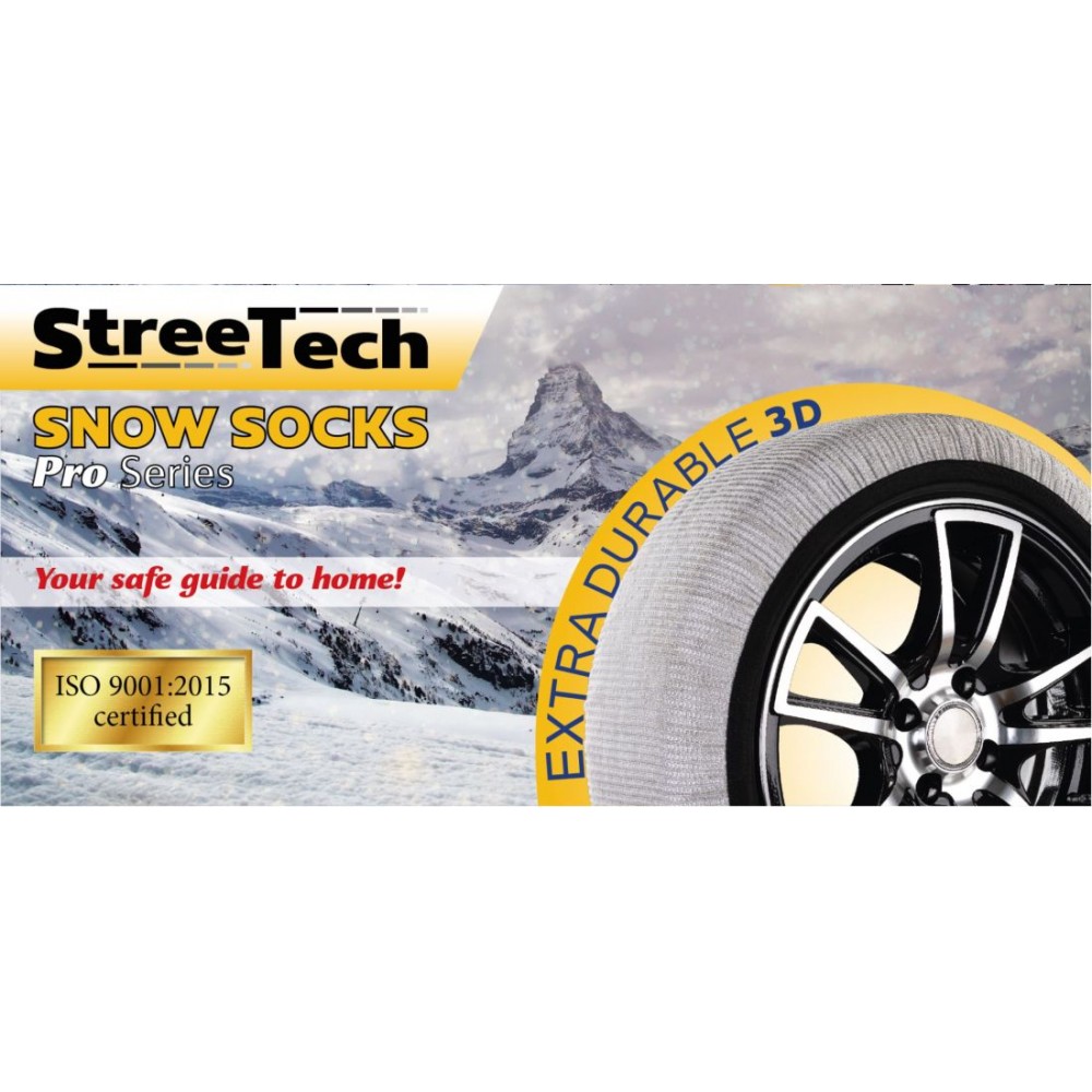 Χιονοκουβέρτες Streetech Pro Series - λευκό χρώμα - μέγεθος XL - σετ 2τμχ. Χιονοκουβέρτες