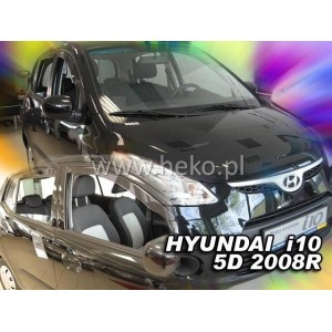 Ανεμοθραύστες για Hyundai i10 (2008+) 5 πορτο - 2 τμχ. εμπρός I10